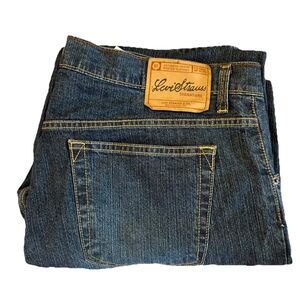 Levis Levi's Jeans Jean Mid-Rise Bootcut Womens 18W Short Signature Dark Wash